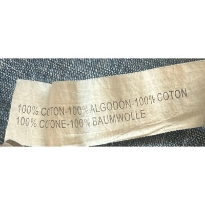 Los Angeles Third & Army Denim Shirt Western Long Sleeve Pearl Button Size XL - Image 5