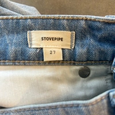 Madewell Stovepipe Jeans Womens Light Wash High Rise Denim Pants Size 27 - Image 4