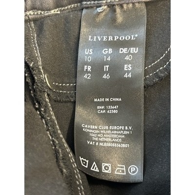 Liverpool The Skinny Gray Denim Jeans Leggings Elastic Waist Women's Size 10 30 - Image 6