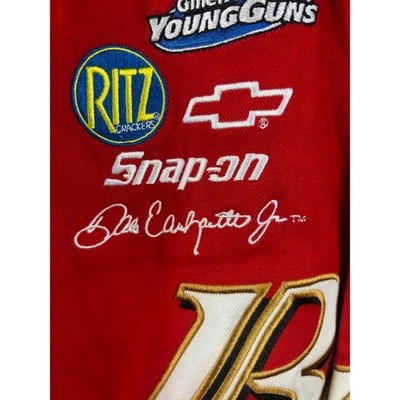 Budweiser Racing Dale Earnhardt Red Jacket Coat Full Zip NASCAR Chase Size XXL - Image 5