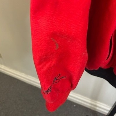 Budweiser Racing Dale Earnhardt Red Jacket Coat Full Zip NASCAR Chase Size XXL - Image 6