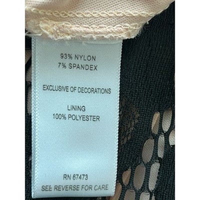 Taylor Black Lace Cocktail Dress V Neck Party Elegant Lined Wedding Guest Size 4 - Image 5