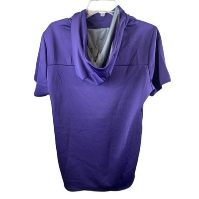NFL Baltimore Ravens MSX by Michael Strahan Purple Shortsleeve Hoodie Size Small - Image 2