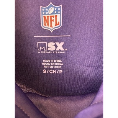 NFL Baltimore Ravens MSX by Michael Strahan Purple Shortsleeve Hoodie Size Small - Image 3