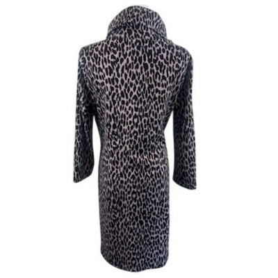 Tyler Boe Kim Cowl Thistle Animal Print Dress 3/4 Sleeve Dress Size Medium - Image 2
