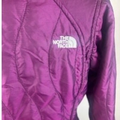 The North Face Purple Quilted Insulated Full Zip Coat Jacket Women's Small - Image 4