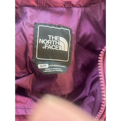 The North Face Purple Quilted Insulated Full Zip Coat Jacket Women's Small - Image 6