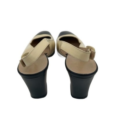 Salvatore Ferragamo Shoes Women's Size 5.5B Slingback Block Heel Pumps Vintage - Image 2