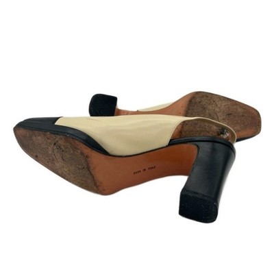 Salvatore Ferragamo Shoes Women's Size 5.5B Slingback Block Heel Pumps Vintage - Image 3