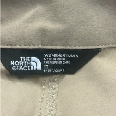 The North Face Women's Size 10 Short Khaki Convertible Zip Off Hiking Pants - Image 3