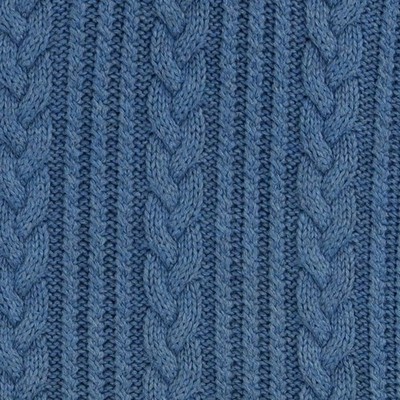 Jos A Bank Sweater Men's Size XXL Blue Cable Knit Shawl Collar 100% Cotton - Image 4