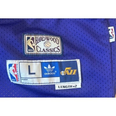 Adidas NBA Utah Jazz Karl Malone #32 Jersey Hardwood Classics Purple Size Large - Image 4