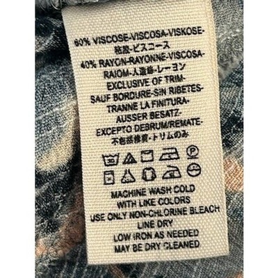 Free People Women's Floral Print Surplice Romper Short Jumpsuit Sizs Small - Image 6