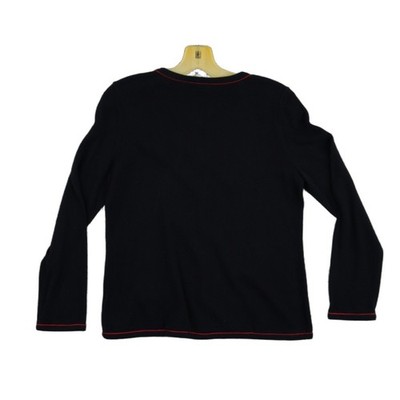 New Talbots Cardigan Sweater Womens Size Medium Petite PM Strawberry Embroidered - Image 4