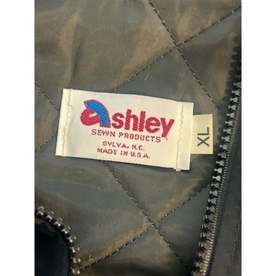 Vintage Ashley Fountain Racing Tour Jacket Checkered Embroidered USA Size XL - Image 4