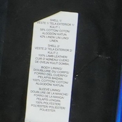 Lucky Brand Jacket Women's Size Small Black Lamb Leather Mixed Media Moto Coat - Image 6