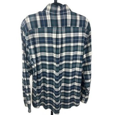 Vineyard Vines Plaid Whale Shirt Long Sleeve Flannel Men's Size Large - Image 3