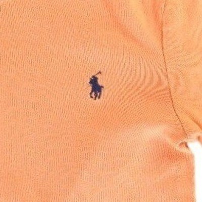 Ralph Lauren Sport Top Long Sleeve Tee Women's Size Large Orange Ribbed Pony - Image 4