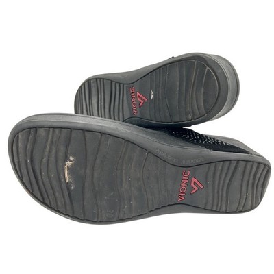 Vionic Naples Black Embellished Rhinestone Thong Sandals Women's Size 8 - Image 4