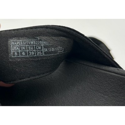 Vionic Naples Black Embellished Rhinestone Thong Sandals Women's Size 8 - Image 5