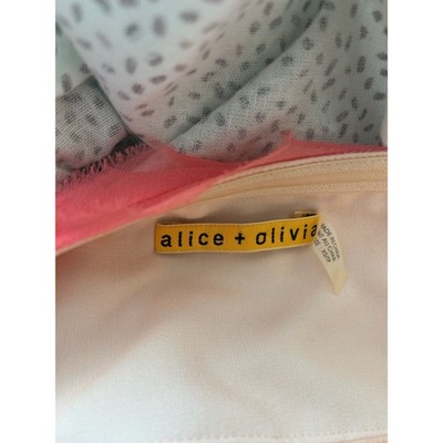 Alice + Olivia Strapless Pink Cream Ombre Textured Mini Dress Size XS - Image 4