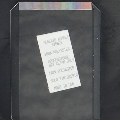 Alberto Makali Blazer Women's Size Large Blue Black Chevron Open Front Jacket - Image 5