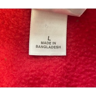 Louisville Cardinals Fleece Men's Size Large Red 1/4 Zip Pullover Sweatshirt - Image 6