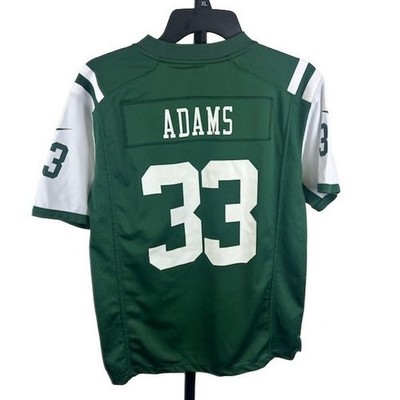 Authentic Nike NY New York Jets Jamal Adams #33 Youth NFL Jersey Size Large - Image 2