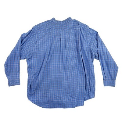 Ralph Lauren Shirt Men's Size 3XB Blue Plaid 100% Cotton Button Down - Image 2