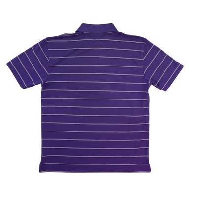 Cutter & Buck Men's Size Large Purple Striped Ryder Cup Valhalla Golf Polo Shirt - Image 2