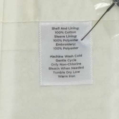 Talbots Blazer Womens Size 6 Petite Ivory Floral Embroidered Cotton Jacket - Image 5