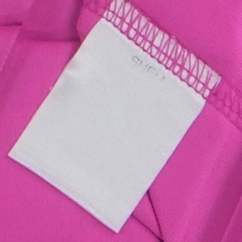 Why Dress Polo Dress Womens Size Medium Pink Green White Striped Trim - Image 6