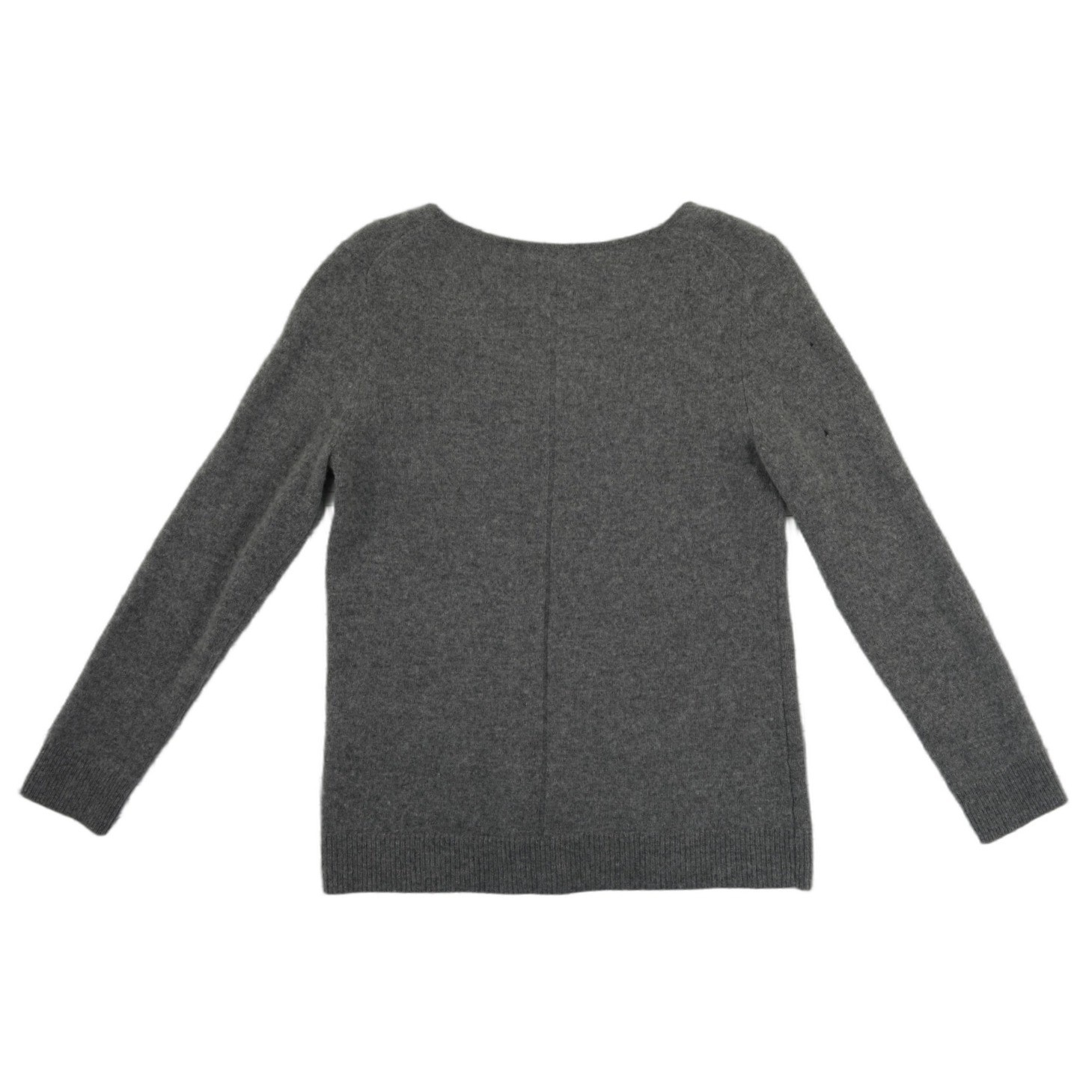 41 Hawthorn Sweater Women's Size Small Gray Cashmere V Neck Long Sleeve - Image 3