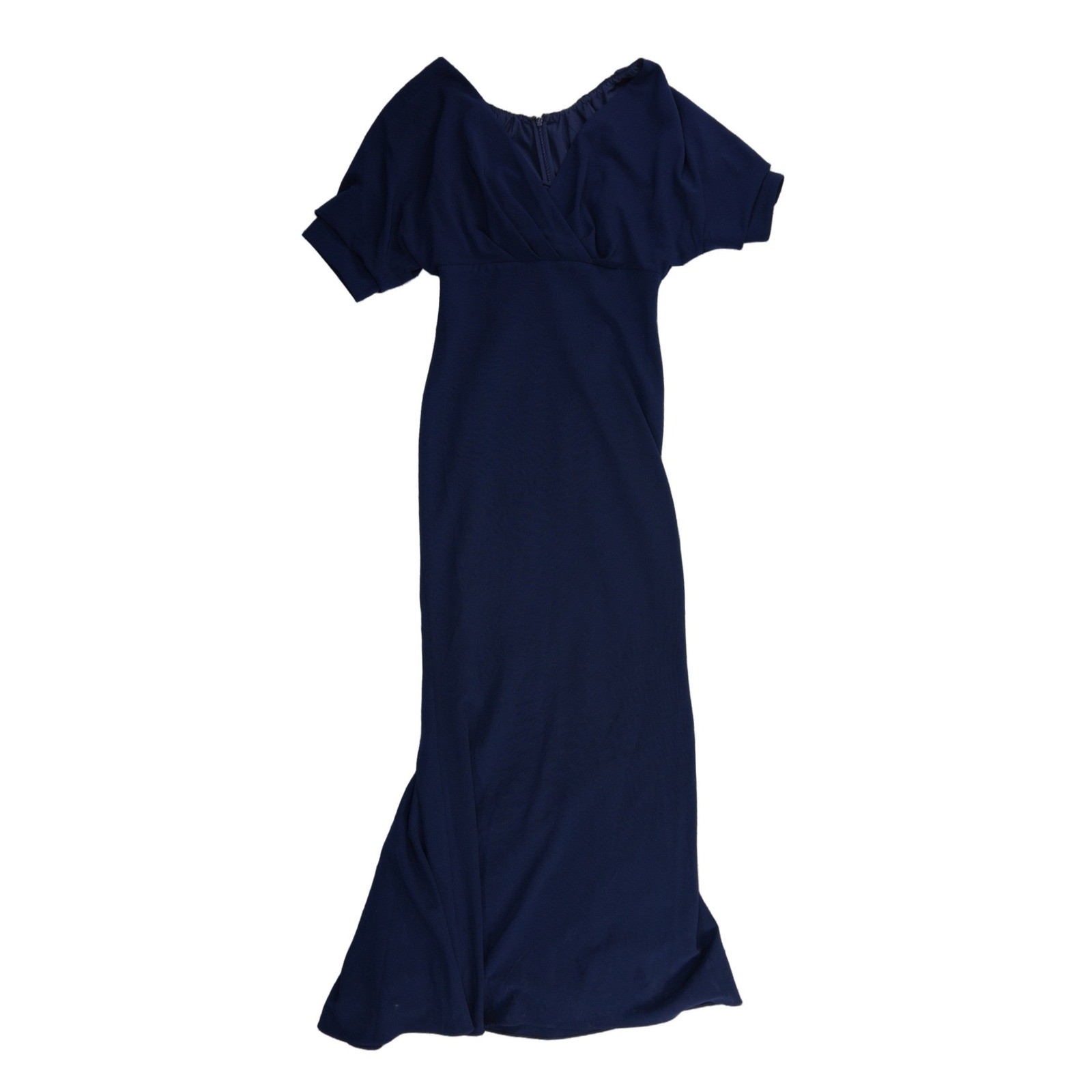 NEW BHLDN Maxi Dress Women's Size 14 Deep Green V Neck Empire Waist Gown - Image 4
