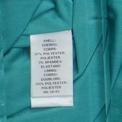 NWT London Times Wrap Dress Womens Size 20W Teal Ruffle V Neck Long Sleeve Derby - Image 7