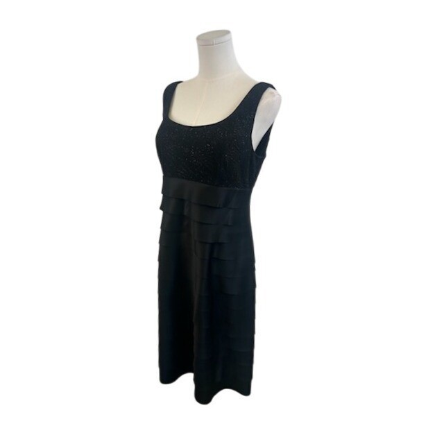 Alex Evenings Dress - Tiered Sparkle Party Cocktail Dress Size 12P - Image 2