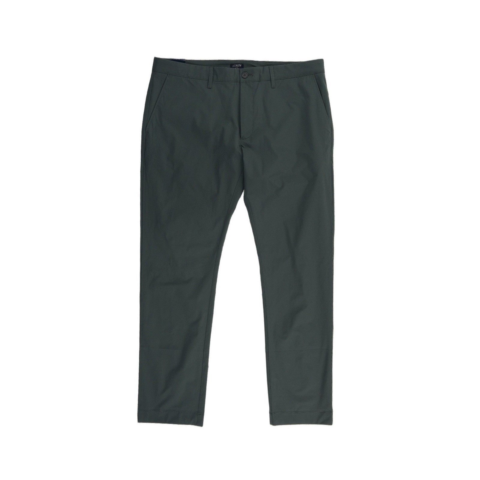 NEW J.Crew Pants Men's Size 36x30 Green Slim Tech Stretch Moisture Wicking