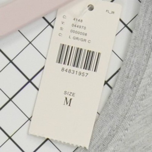 Anthropologie Women's Size Medium Heather Grey Scoop Neck Long Sleeve Bodysuit - Image 4