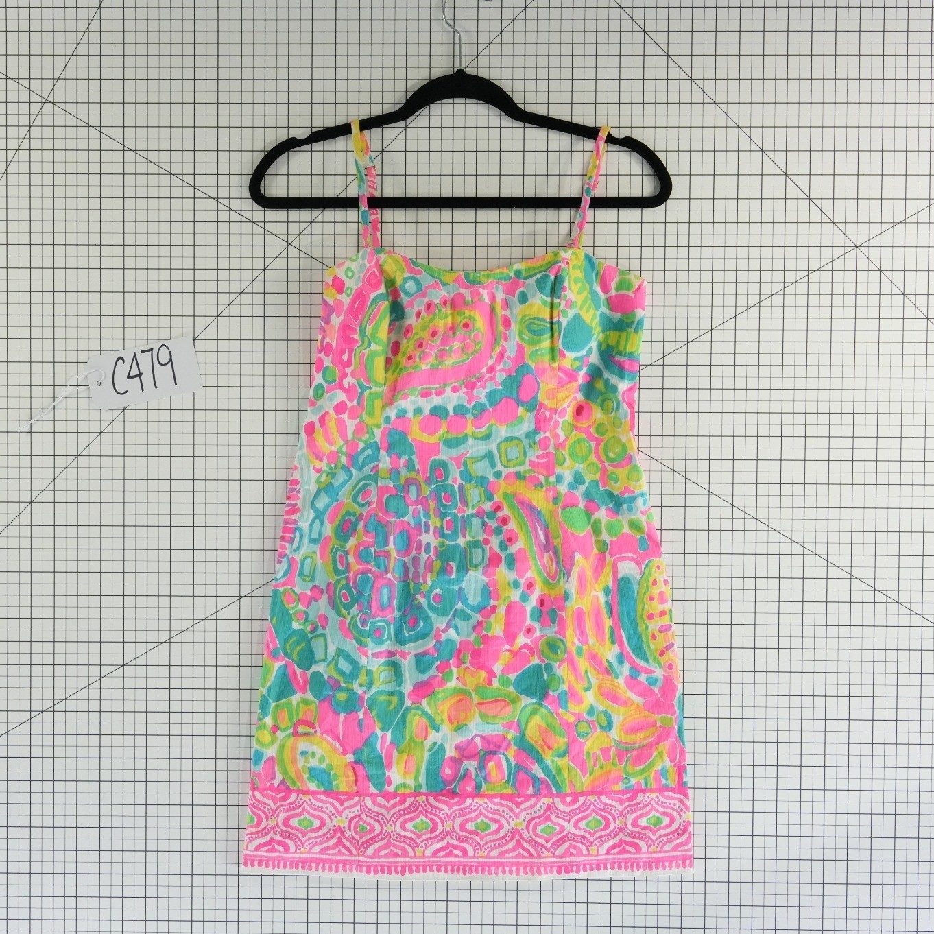 Lilly Pulitzer Dress Women's Size 2 Pink Green Paisley Bow Shift Kentucky Derby - Image 7