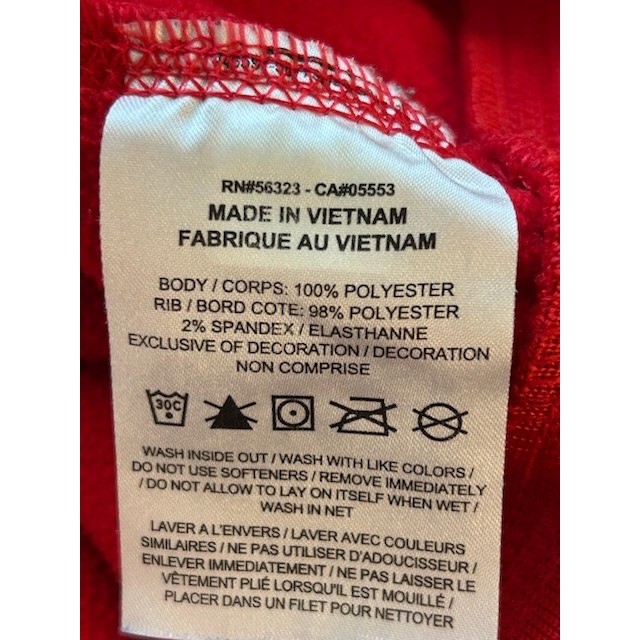 Nike Football Dri-FIT Red Performance Pullover Sweatshirt Hoodie Size Large - Image 5