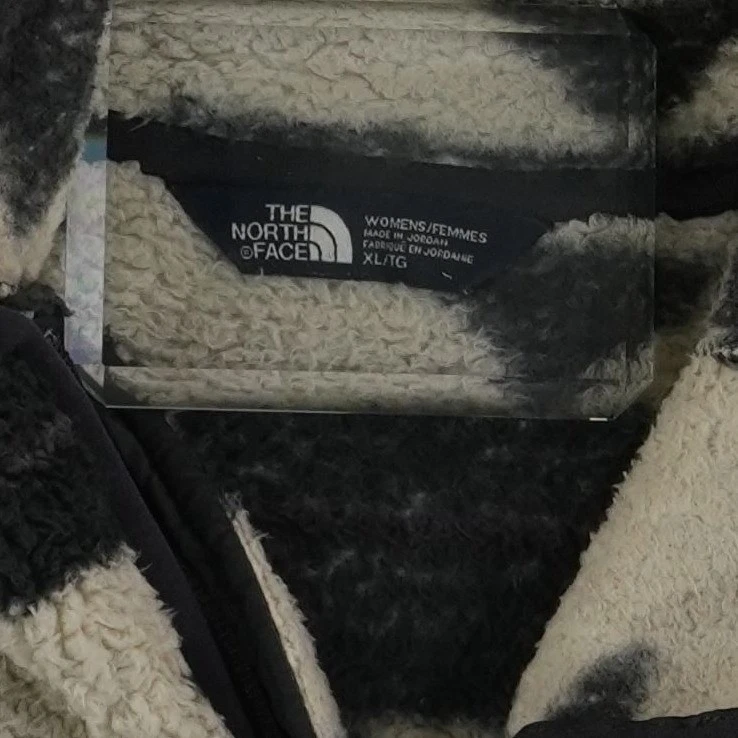 The North Face Fleece Vest Women's Size XL Black Cream Sherpa Southwestern Aztec - Image 6