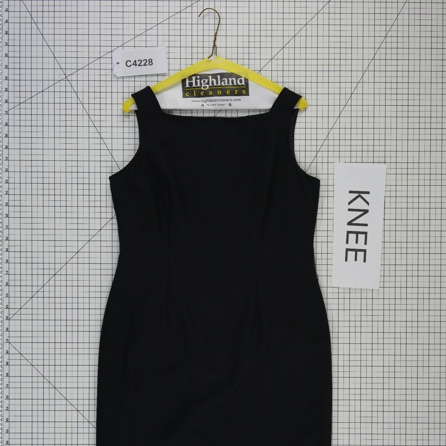 Anne Klein Sheath Dress Women's Size 10 Black Wool Blend Square Neck Lined LBD - Image 7